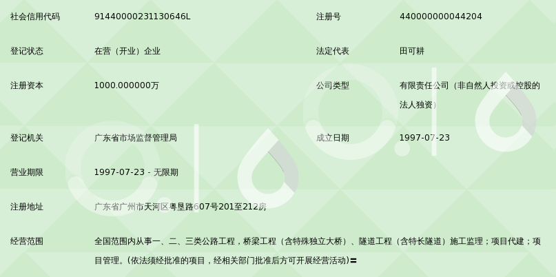 广东翔飞公路工程监理